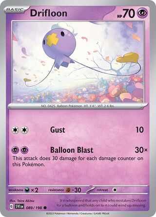Drifloon (Scarlet & Violet 089/198)