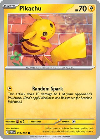 Pikachu (Temporal Forces 051/162)