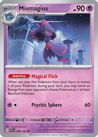 Mismagius (Paldea Evolved 088/193)