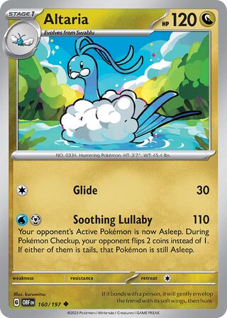 Altaria (Obsidian Flames 160/197)