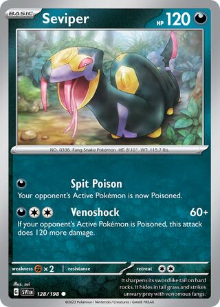 Seviper (Scarlet & Violet 128/198)