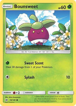 Bounsweet (Sun & Moon 18/149)