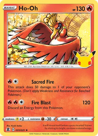 Ho-Oh (Celebrations 001/025)