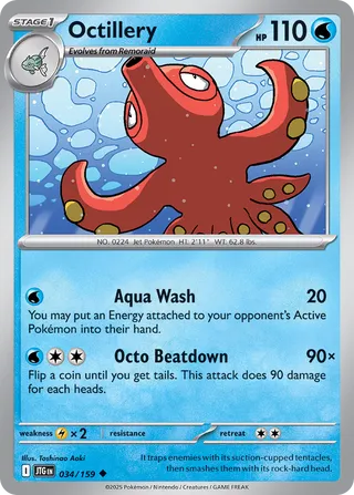 Octillery (Journey Together 034/159)
