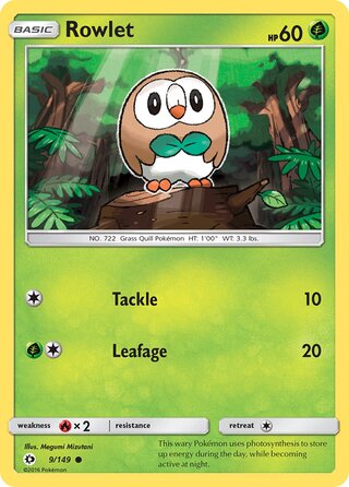 Rowlet (Sun & Moon 9/149)