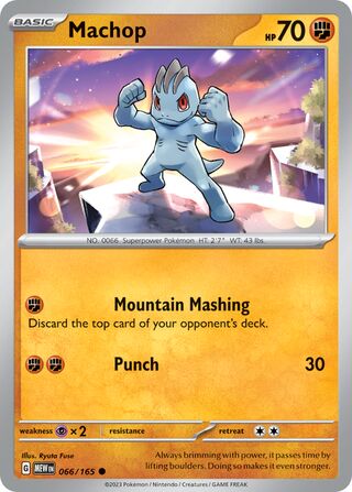 Machop (Scarlet & Violet 151 066/165)