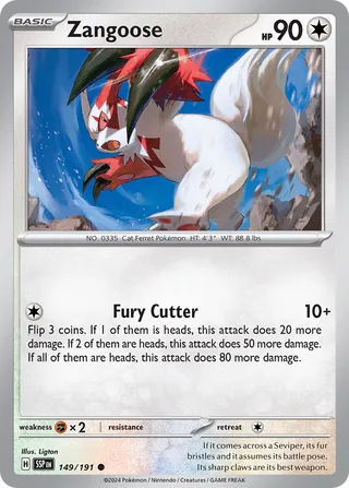 Zangoose (Surging Sparks 149/191)