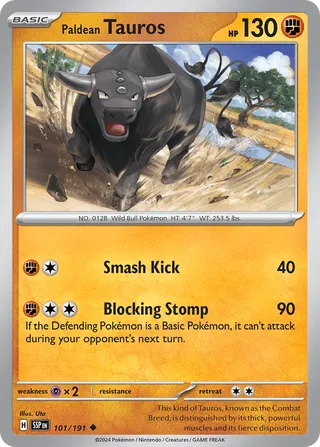 Paldean Tauros (Surging Sparks 101/191)