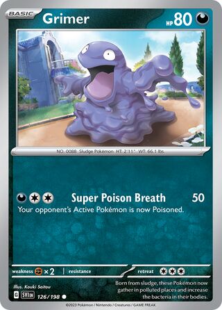 Grimer (Scarlet & Violet 126/198)