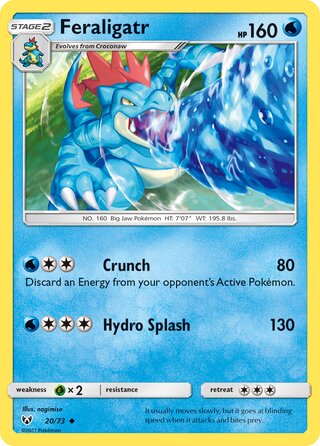 Feraligatr (Shining Legends 20/73)
