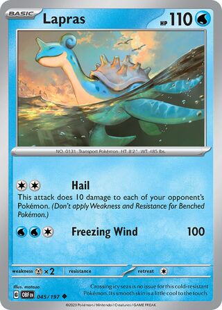 Lapras (Obsidian Flames 045/197)
