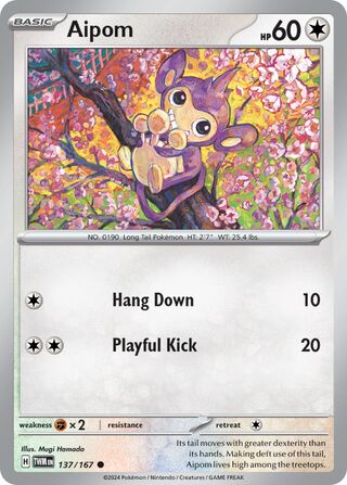 Aipom (Twilight Masquerade 137/167)