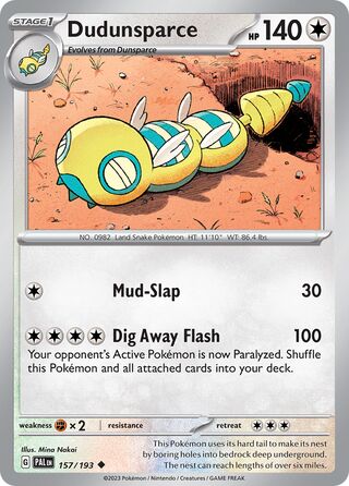 Dudunsparce (Paldea Evolved 157/193)