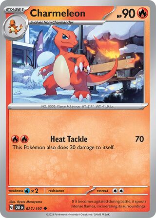Charmeleon (Obsidian Flames 027/197)