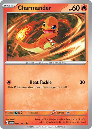 Charmander (Obsidian Flames 026/197)