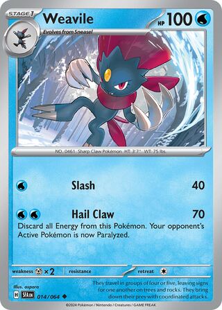 Weavile (Shrouded Fable 014/064)