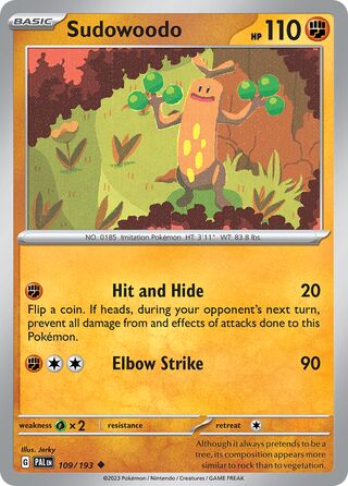 Sudowoodo (Paldea Evolved 109/193)