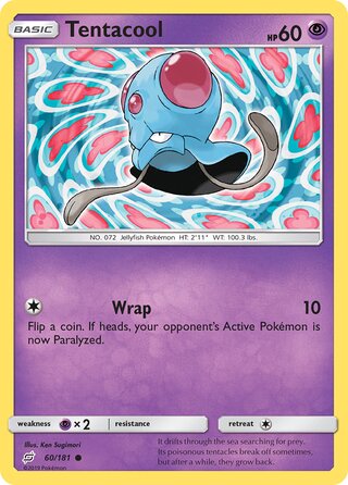 Tentacool (Team Up 60/181)