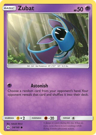 Zubat (Sun & Moon 54/149)