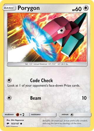 Porygon (Burning Shadows 103/147)