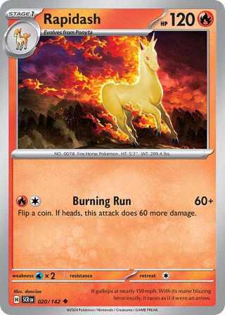 Rapidash (Stellar Crown 020/142)