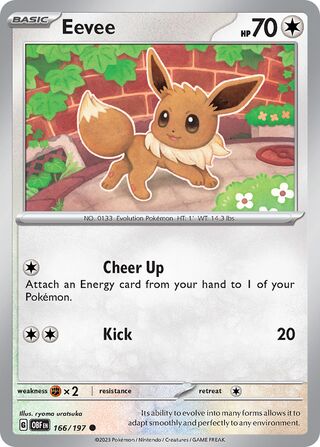 Eevee (Obsidian Flames 166/197)