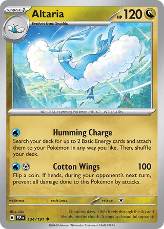 Altaria (Surging Sparks 134/191)