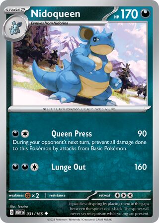 Nidoqueen (Scarlet & Violet 151 031/165)