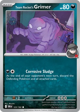 Team Rocket's Grimer (Destined Rivals 123/182)