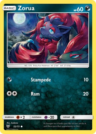 Zorua (Shining Legends 52/73)