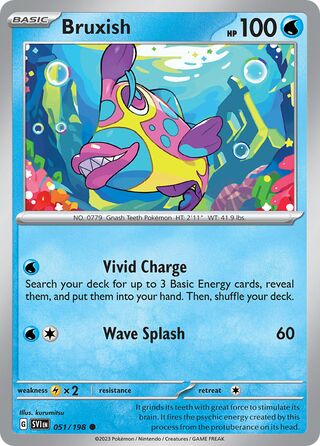 Bruxish (Scarlet & Violet 051/198)