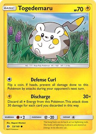 Togedemaru (Sun & Moon 53/149)