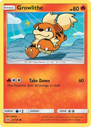 Growlithe (Sun & Moon 21/149)