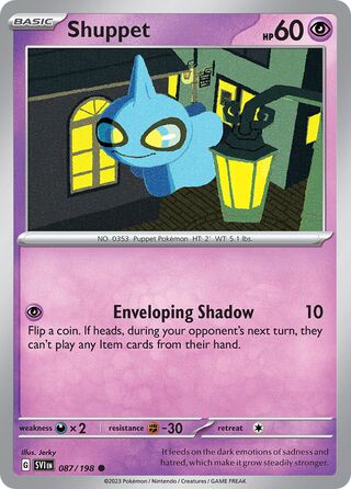 Shuppet (Scarlet & Violet 087/198)