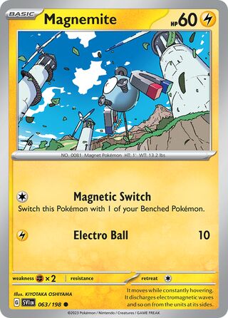 Magnemite (Scarlet & Violet 063/198)