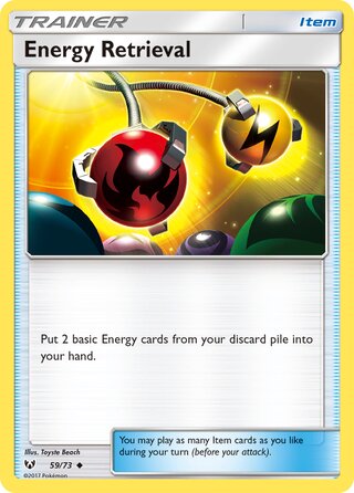 Energy Retrieval (Shining Legends 59/73)