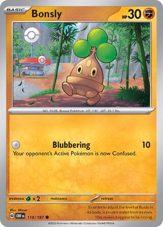 Bonsly (Obsidian Flames 110/197)