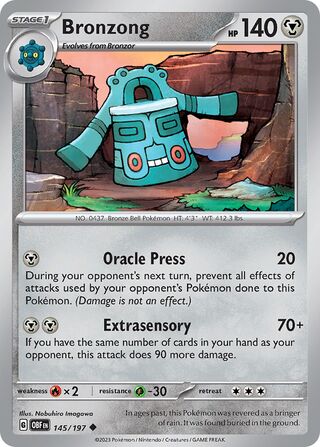 Bronzong (Obsidian Flames 145/197)