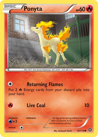 Ponyta (Steam Siege 16/114)