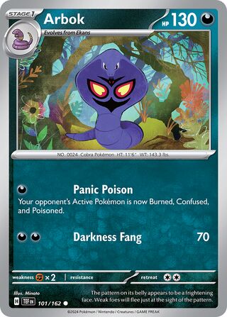 Arbok (Temporal Forces 101/162)