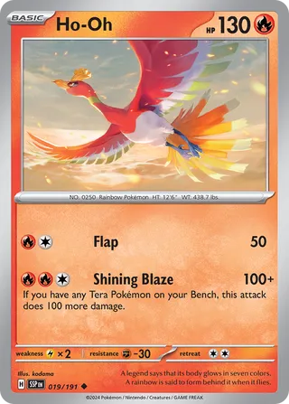 Ho-Oh (Surging Sparks 019/191)