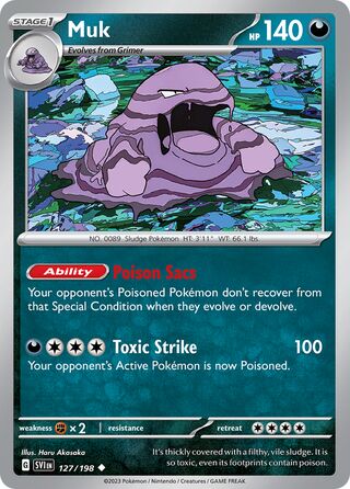 Muk (Scarlet & Violet 127/198)