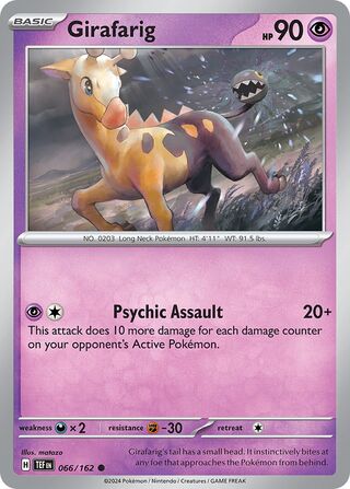 Girafarig (Temporal Forces 066/162)