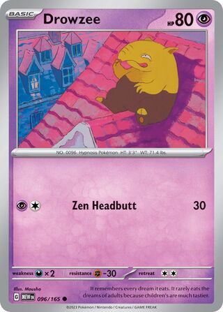 Drowzee (Scarlet & Violet 151 096/165)