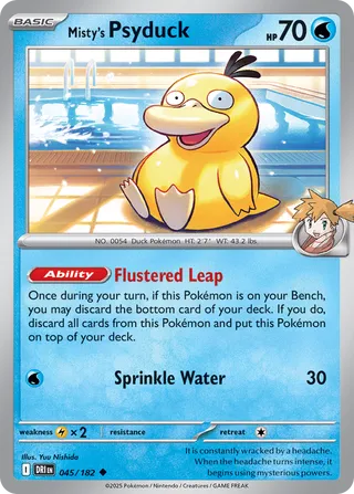 Misty's Psyduck (Destined Rivals 045/182)
