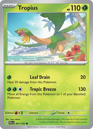 Tropius (Paldea Evolved 007/193)